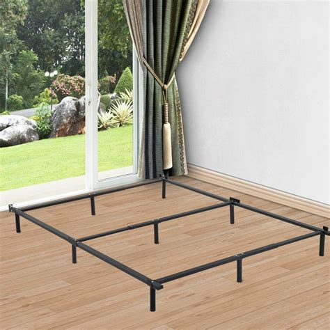 queen metal bed frame and box spring|queen bed box spring required.